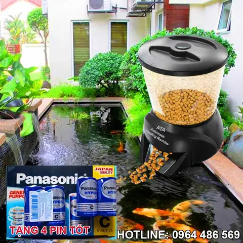 Máy Thả Thức Ăn Cho Bể Cá Koi Hẹn Giờ Tự Động Ata Fm-05 Tphcm ...