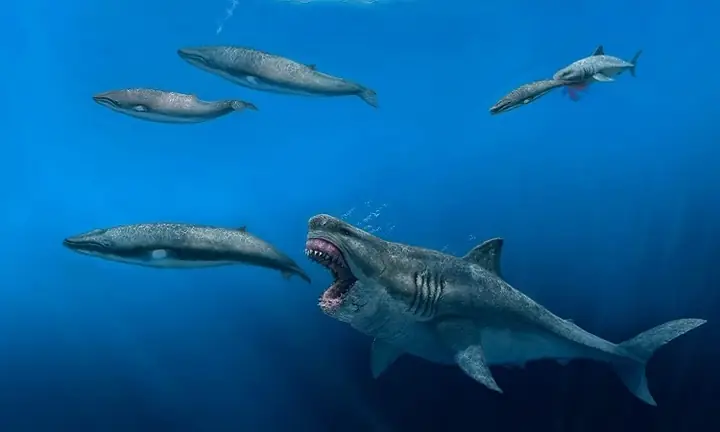Cá Mập Megalodon Và Cá Voi Xanh: So Sánh Chi Tiết Về Hai Sinh Vật Khổng Lồ Của Đại Dương