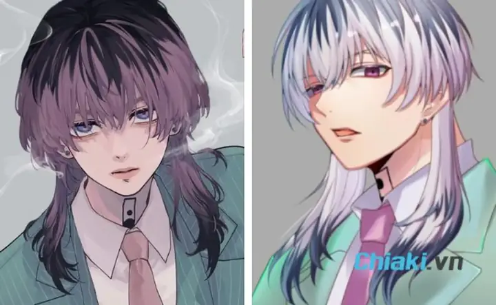 29. Kiểu Tóc Mullet Nữ Anime