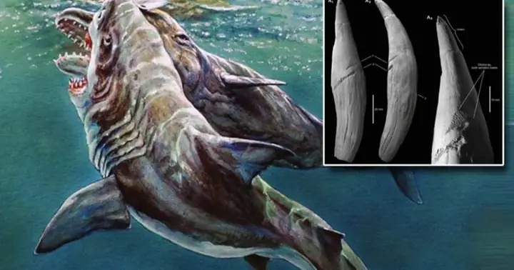 Siêu Cá Mập Megalodon Tấn Công Cá Nhà Táng Khổng Lồ Trong Cuộc ...