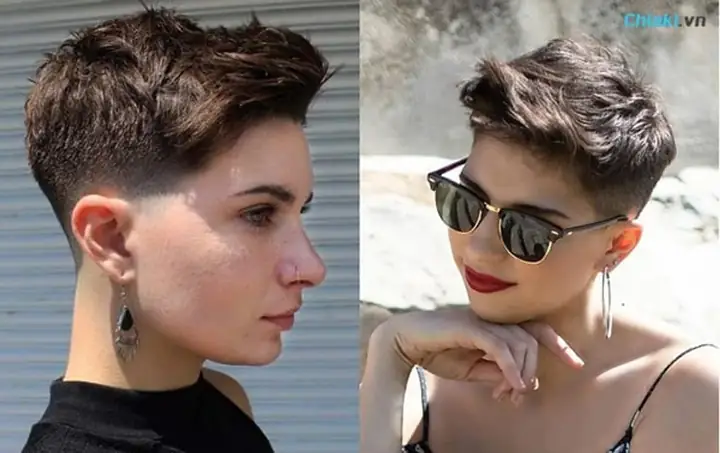 25. Tóc Nữ Ngắn Cá Tính Undercut