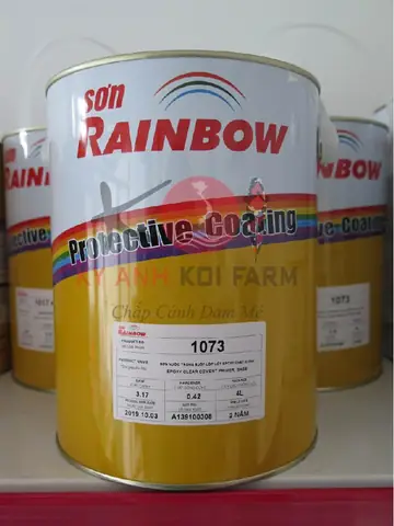 Sơn Lót Epoxy 1073 Trong Suốt Chống Thấm Hồ Cá Koi - Kỳ Anh Koi Farm Sơn Lót Epoxy 1073 Trong Suốt Chống Thấm Hồ Cá Koi - Kỳ Anh Koi Farm