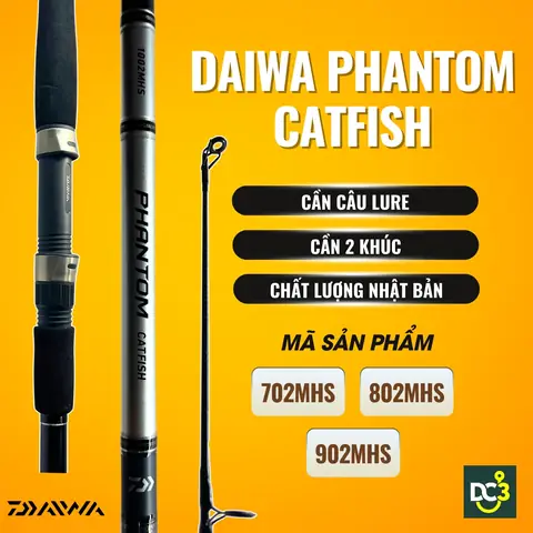 Cần Câu Lure Daiwa Phantom Catfish 2 Khúc