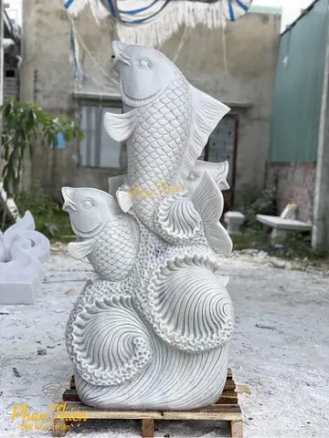 Tượng Cá Chép Hóa Rồng Bằng Đá - Ý Nghĩa, Cách Đặt Và Bảng Giá Tại Xưởng
