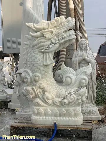 Tượng Cá Chép Hóa Rồng Bằng Đá - Ý Nghĩa, Cách Đặt Và Bảng Giá Tại Xưởng