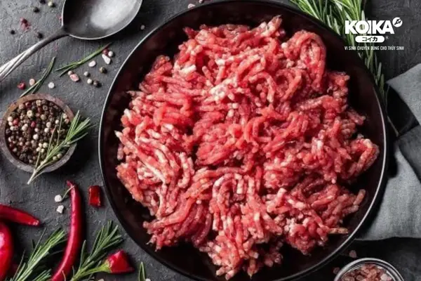 Tự Làm Thức Ăn Cho Cá Bảy Màu Từ Thịt Động Vật