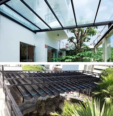 11. Hạn Chế Ánh Sáng Mặt Trời Bằng Mái Che