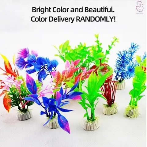 Cây Nhựa Trang Trí Mini Cho Bể Cá (8-10cm) Cây Nhựa Trang Trí Mini Cho Bể Cá (8-10cm)