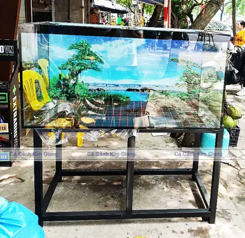 Bể Cá Cảnh 1m2x60x60cm Kính Vn 12ly, Chân Sắt Chắc Chắn