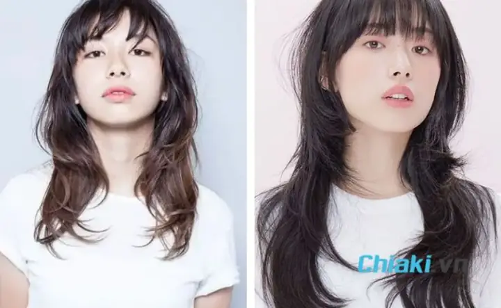 19. Kiểu Tóc Mullet Nữ Uốn Chữ S