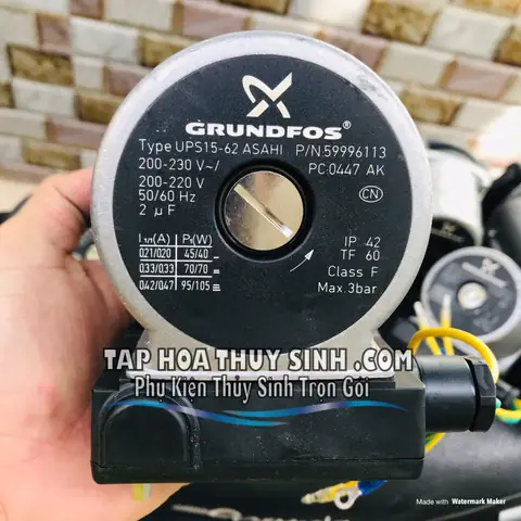 Bơm Grunfos Gắn Ngoài Cho Lọc Chế