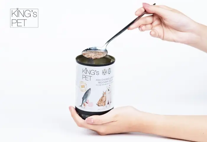 Súp Cá Sốt Bò King’s Pet: Dòng Sản Phẩm Dành Riêng Cho Chó Mèo Sau Bệnh