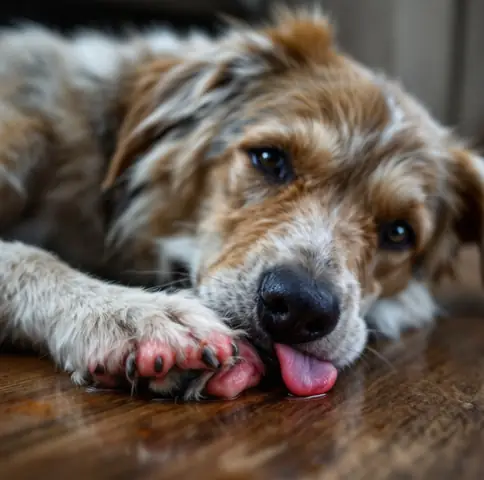 Chó Bị Loét Gan Bàn Chân