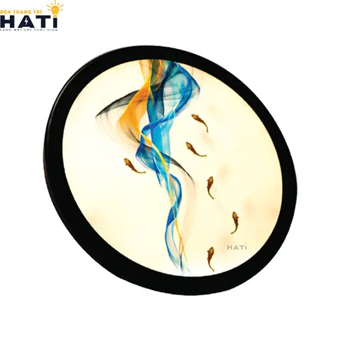 Vách Tranh Led Đàn Cá Bơi Lội
