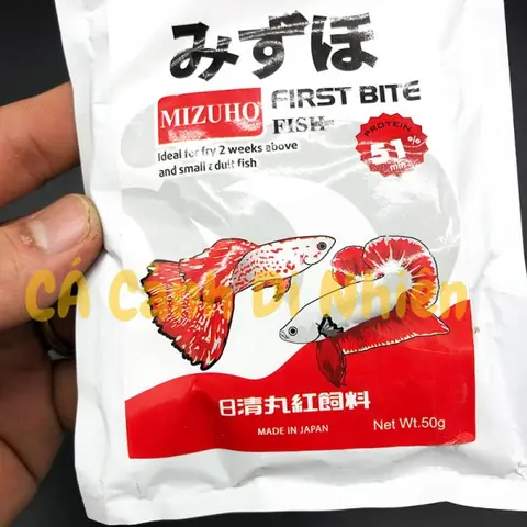 Thức Ăn Mizuho First Bite Cho Cá Betta 7 Màu - Cám Nhật Gói 50 Gram