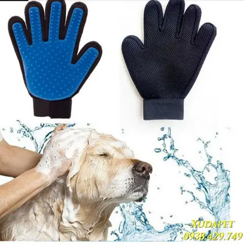 Bao Tay Tắm Chó Mèo Bao Tay Tắm Chó Mèo