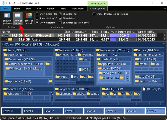 Sử Dụng Biểu Đồ Treemap Của Treesize Sử Dụng Biểu Đồ Treemap Của Treesize