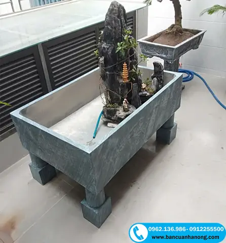 Ưu Điểm Của Chậu Xi Măng Hình Chữ Nhật Nuôi Cá Cảnh: