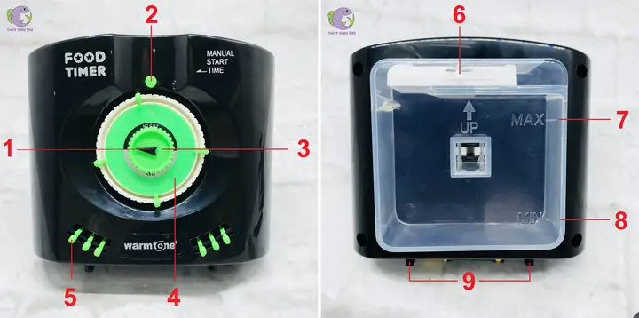 Thông Số Kỹ Thuật Máy Cho Cá Ăn Tự Động Warmtone Wt-180a Thông Số Kỹ Thuật Máy Cho Cá Ăn Tự Động Warmtone Wt-180a