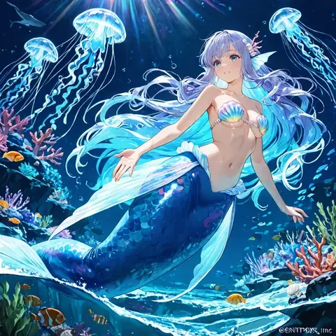 🌊 List Hình Ảnh Nàng Tiên Cá Anime Đẹp Lung Linh