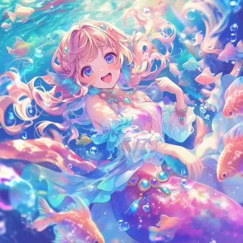 🌊 List Hình Ảnh Nàng Tiên Cá Anime Đẹp Lung Linh
