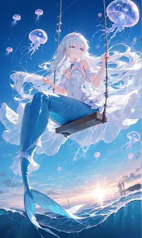 🌊 List Hình Ảnh Nàng Tiên Cá Anime Đẹp Lung Linh