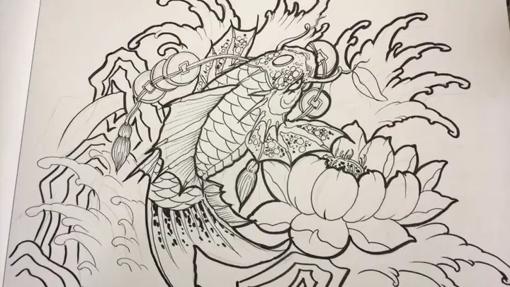 Hình Vẽ Cá Chép Đẹp Nhất