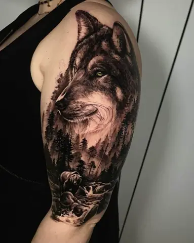 Hình Xăm Chó Sói Hợp Với Tuổi Nào