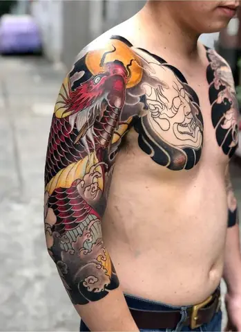 Địa Chỉ Xăm Hình Mặt Quỷ Cá Chép Ở Tay Đẹp