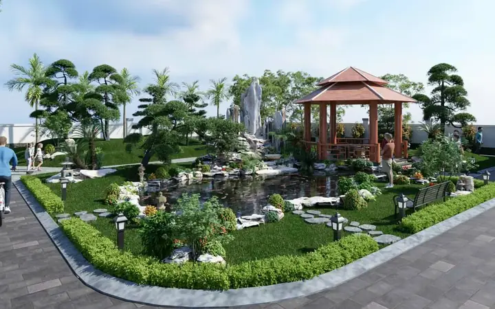 Thiết Kế Sân Vườn Phong Cách Địa Trung Hải