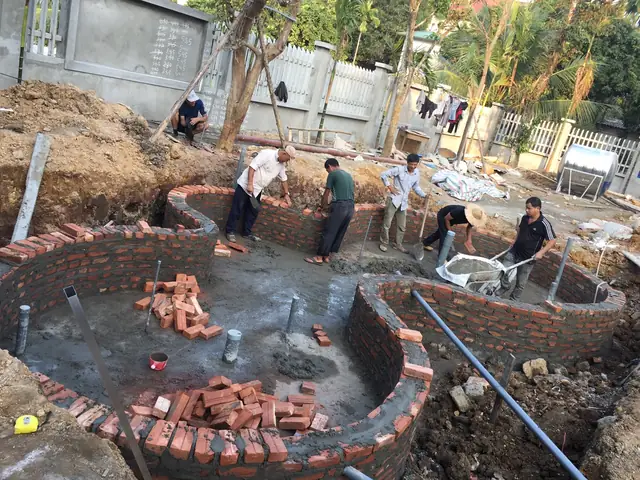 Quy Trình Thi Công Một Hồ Cá Koi