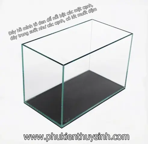 Hồ Kính Viêt Nhật Mài Vi Tính 40x30x30cm Kính 5ly