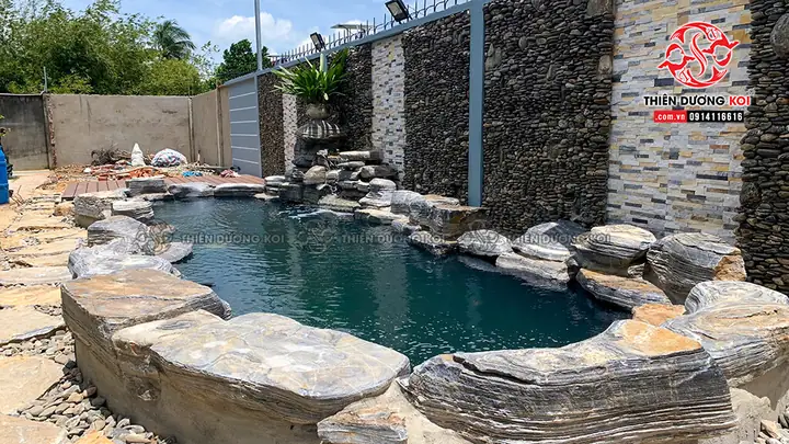 Hình Ảnh Quá Trình Thi Công Hồ Cá Koi Củ Chi Tphcm Hình Ảnh Quá Trình Thi Công Hồ Cá Koi Củ Chi Tphcm