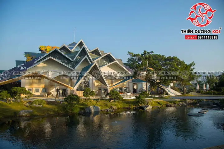 Cùng Chiêm Ngưỡng Hồ Cá Koi Sau Khi Đã Hoàn Thiện Tại Khu Du Lịch Lá Phong Đà Lạt Cùng Chiêm Ngưỡng Hồ Cá Koi Sau Khi Đã Hoàn Thiện Tại Khu Du Lịch Lá Phong Đà Lạt