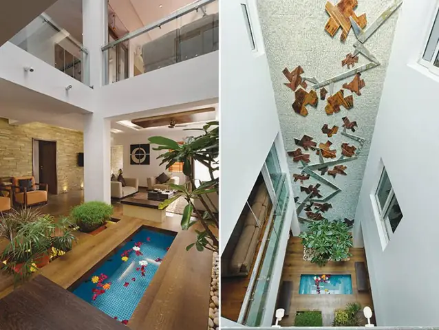 Lợi Ích Của Việc Xây Hồ Cá Koi Dưới Giếng Trời