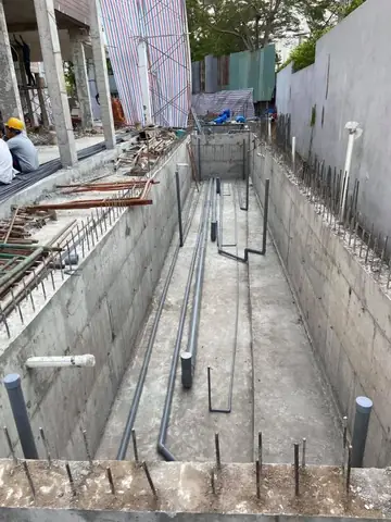 Bước 5: Đi Hệ Thống Ống Lọc Đáy Hồ