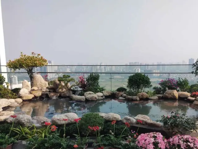 Những Lưu Ý Khi Xây Dựng Hồ Cá Mini Trên Sân Thượng