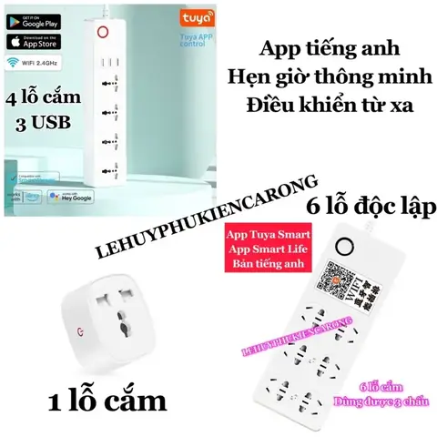 Ổ Điện Thông Minh Wifi App Tuya Smart - Smart Life Bản Tiếng ...