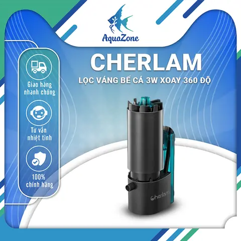 (phiên Bản Mới) Lọc Váng Hút Dầu Cherlam 3w Cho Bể Cá, Bể Thủy ...