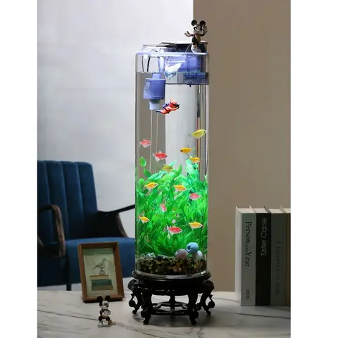 Bể Cá Mini Văn Phòng Phát Sáng Bc003 Thiết Kế Để Bàn Bể Cá Mini Văn Phòng Phát Sáng Bc003 Thiết Kế Để Bàn