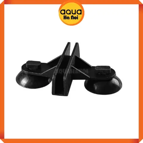 Chân Hít Giữ Vách Ngăn Hồ Cá - Dùng Cho Kính 5mm - Màu Đen