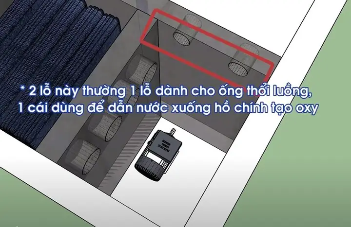 Bước 5: Đặt Vật Liệu Lọc Vào Các Ngăn Lọc