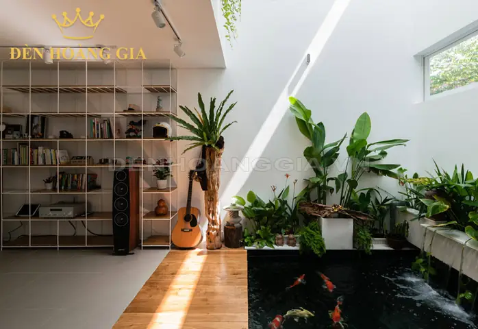 Top 10+ Mẫu Hồ Cá Koi Trong Nhà Đẹp Và Giải Pháp Đèn Trang Trí