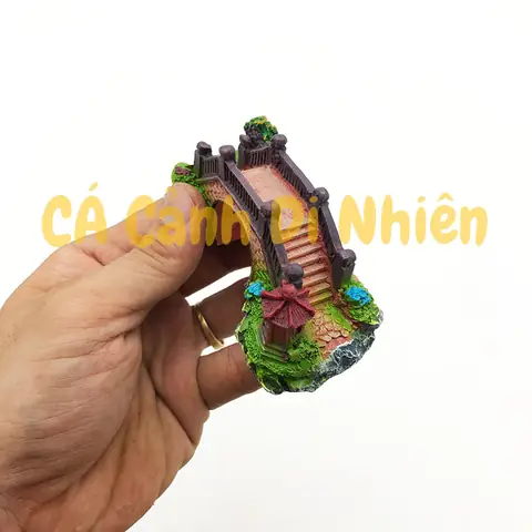 Mô Hình Cây Cầu Đá Làm Tiểu Cảnh Trang Trí Hồ Cá 789a