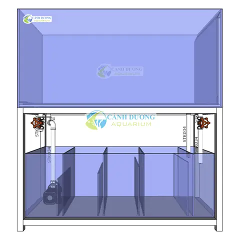 Hồ Cá Công Nghệ Mới 4 Lớp