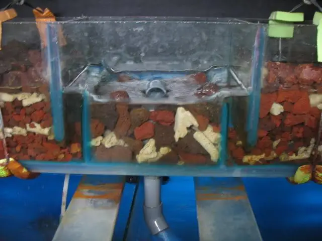 Ngăn 3: Nước Sẽ Tràn Chung Ra Ngăn Này Và Xả Xuống Bể, Ngăn Này Cũng Để Nham Thạch Trộn San Hô.