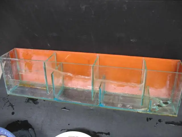 Lọc Tràn Kính 4 Ngăn, Kích Thước D 60cm, R 10cm, C 15cm.