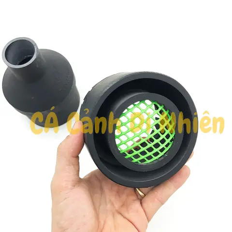 Hút Mặt Hồ Cá Koi Nắp Xoay Răng Cưa Lọc Váng Mặt Nước Đk 90x34mm Bằng Nhựa Cứng