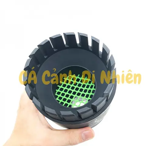 Hút Mặt Hồ Cá Koi Nắp Xoay Răng Cưa Lọc Váng Mặt Nước Đk 90x34mm Bằng Nhựa Cứng