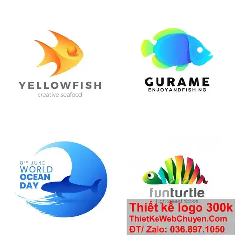 Yếu Tố Màu Sắc Trong Thiết Kế Logo Cá Cảnh Đẹp